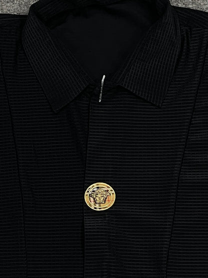 AURA VERSACE TEE BLACK & GREY