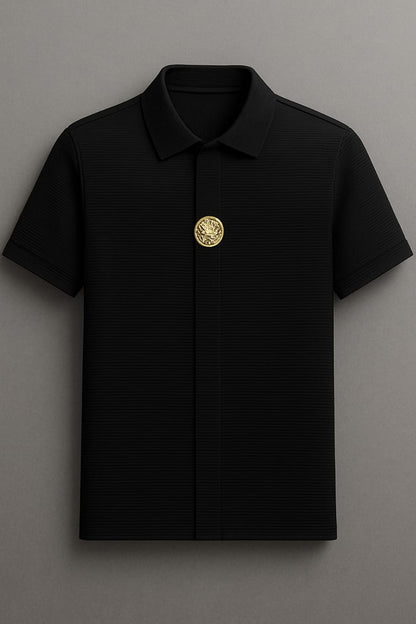AURA VERSACE TEE BLACK & GREY