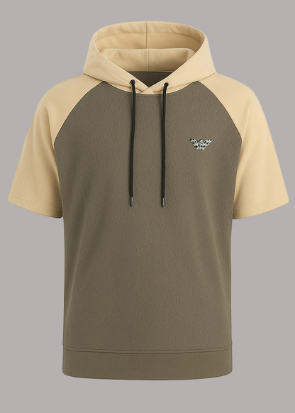 URBAN BREEZE HALF-SLEEVE HOODIE