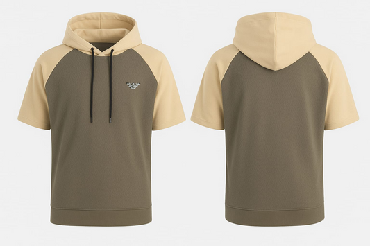 URBAN BREEZE HALF-SLEEVE HOODIE
